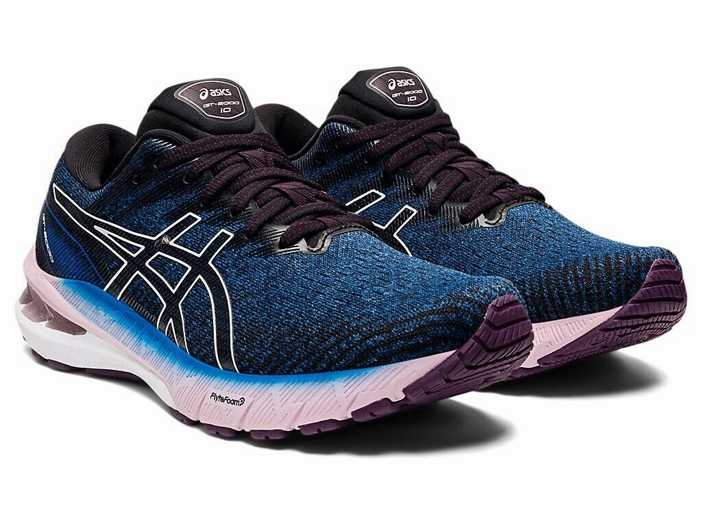 Asics GT-2000 10 1012B044.402 Sneaker Women's US 5.5 Blue Running Shoes EEE2926