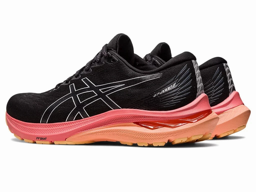 Asics GT-2000 11 1012B303-006 Sneakers Womens US 6.5 Black Running Shoes EEE4321