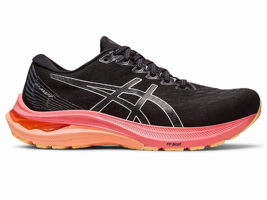 Asics GT-2000 11 1012B303-006 Sneakers Womens US 6.5 Black Running Shoes EEE4321