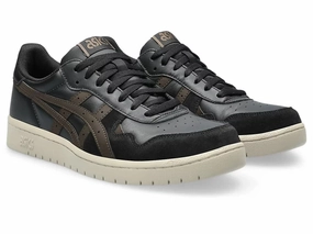 Asics Japan S 1201A695-004 Sneakers Men 9.5 Black Taupe Sportstyle Shoes EEE4328 Mens Athletic Shoes clearance sale