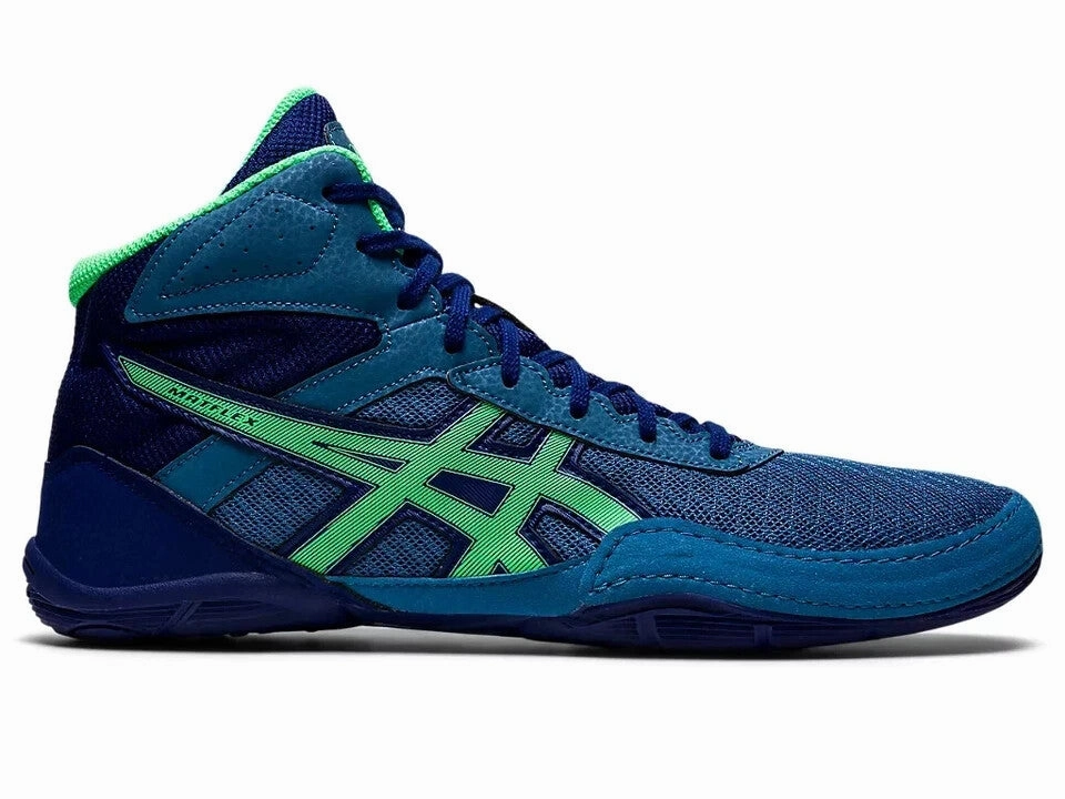 Asics Matflex 6 1081A021-404 Sneakers Mens US 12 Blue Wrestling Shoes EEE4002