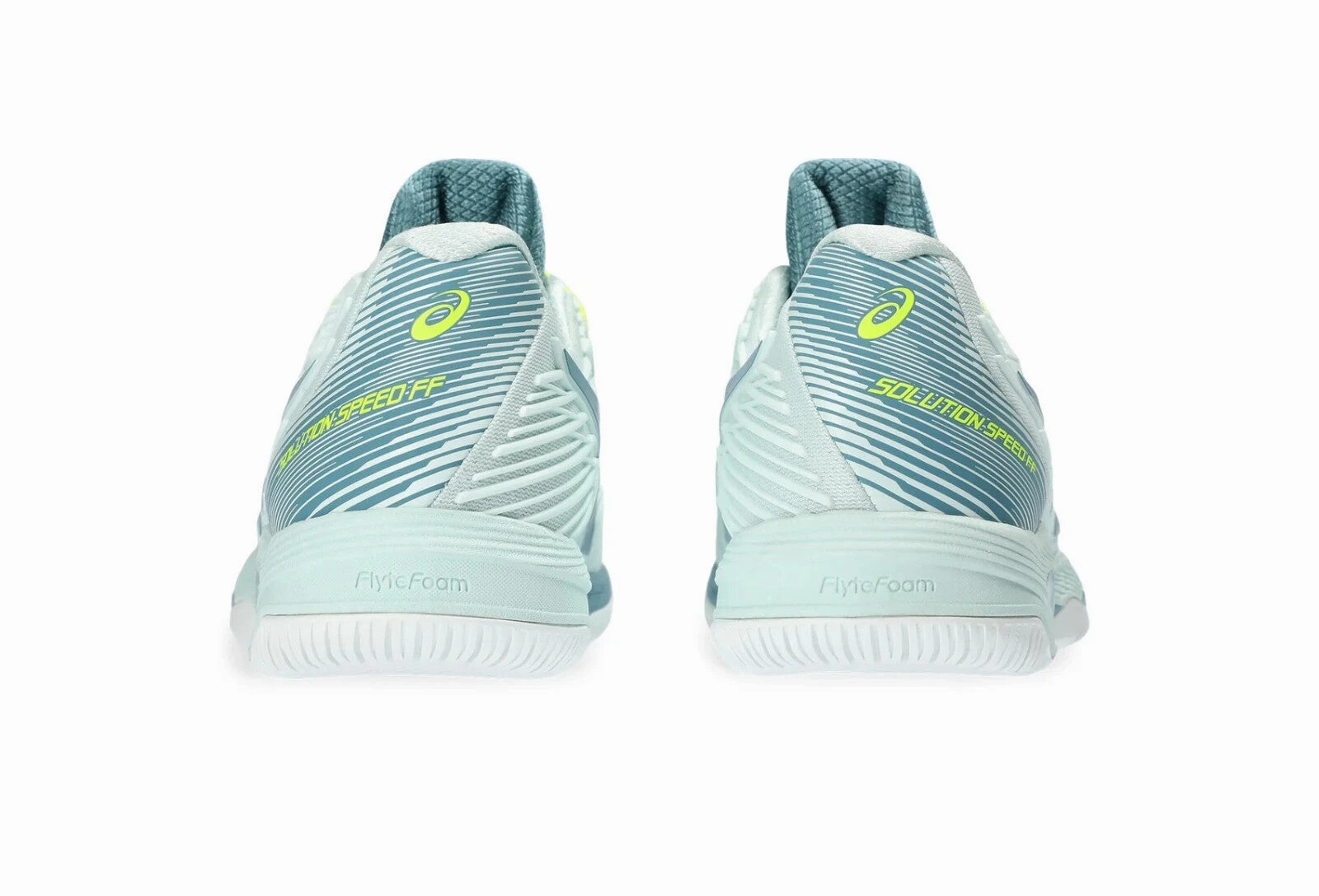 Asics Solution Speed FF 1042A136.405 Women 8.5 Soothing Sea Tennis Shoes EEE4141