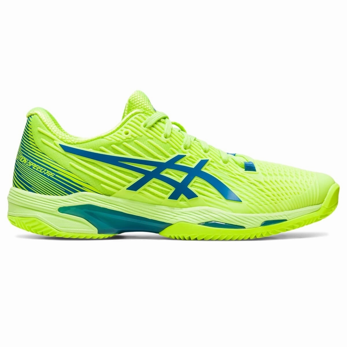 Asics Solution Speed FF 2 Clay 1042A134.300 Womens 10 Green Tennis Shoes EEE4150