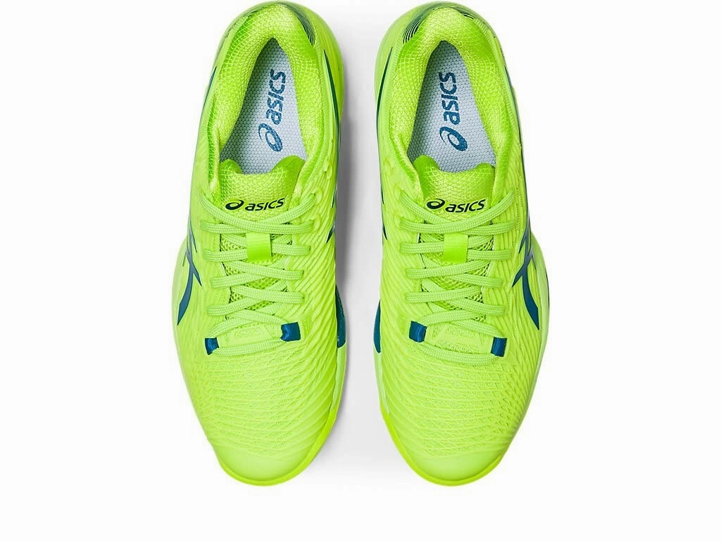 Asics Solution Speed FF 2 Clay 1042A134.300 Womens 10 Green Tennis Shoes EEE4150