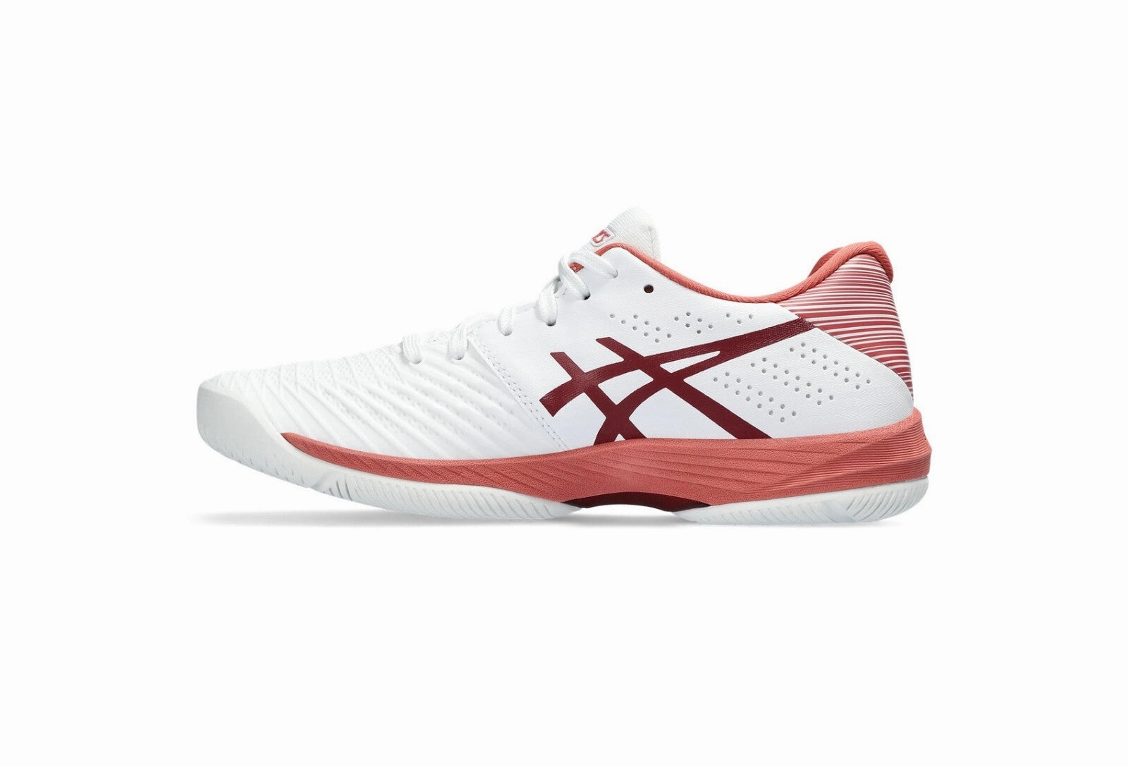 Asics Solution Swift FF 1042A197-106 Womens US 5.5 White Red Tennis Shoes TF6572