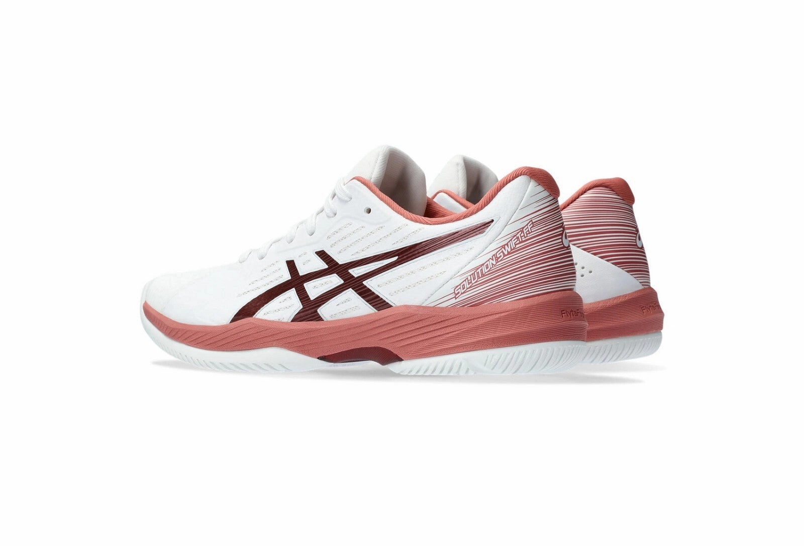 Asics Solution Swift FF 1042A197-106 Womens US 5.5 White Red Tennis Shoes TF6572