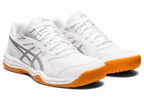 Asics Upcourt 5 1072A088.101 Sneakers Women's 12 White Volleyball Shoes EEE3173 (White,12) Womens Sports Shoes clearance