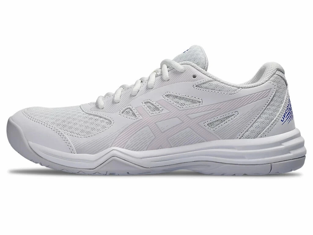 Asics Upcourt 5 1072A088-105 Sneaker Womens 11 White Cosmos Indoor Shoes EEE4056