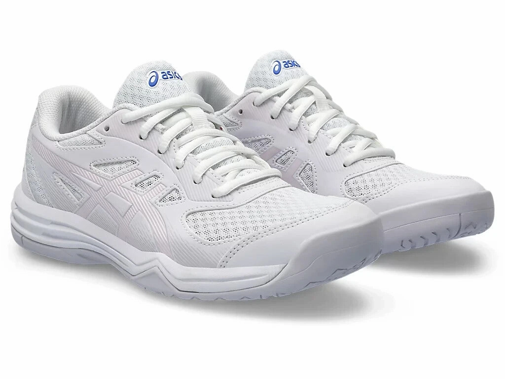 Asics Upcourt 5 1072A088-105 Sneaker Womens 11 White Cosmos Indoor Shoes EEE4056