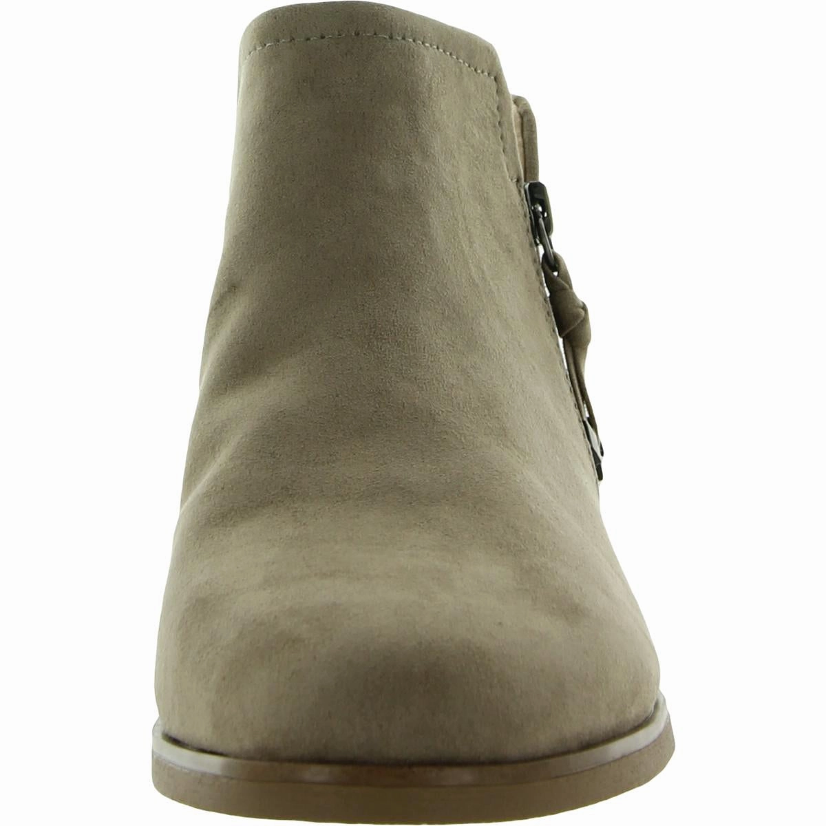 Astir Womens Zipper Ankle Booties