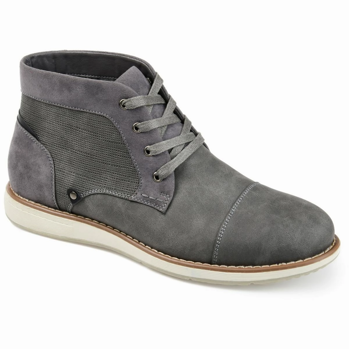 AUSTIN Mens Faux Leather Round toe Chukka Boots Mens Chukka Boots outlet deals