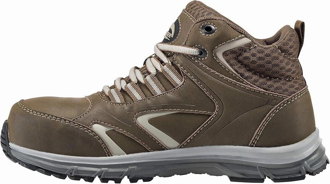 Avenger Thresher Work Boots Womens 9.5 Brown Leather Waterproof Alloy Toe ZPO680 (Brown,9.5 (Women's))