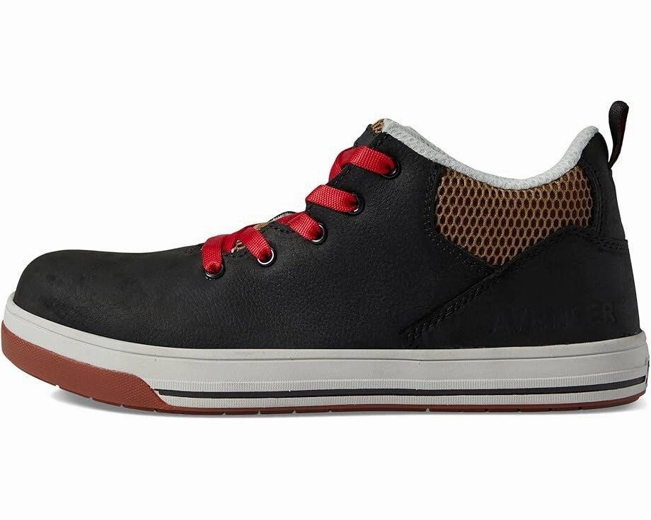 Avenger Work Boots North Haven Swarm A601 Men's 10 Black Red Carbon Toe KHD1861