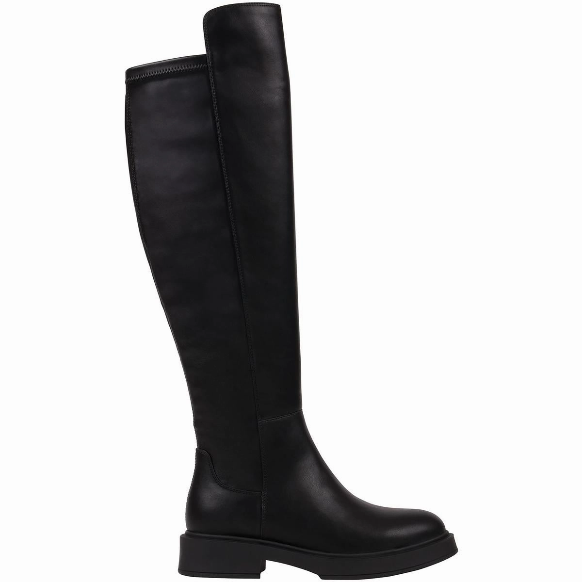 AYLA Womens Zipper Manmade Over-The-Knee Boots