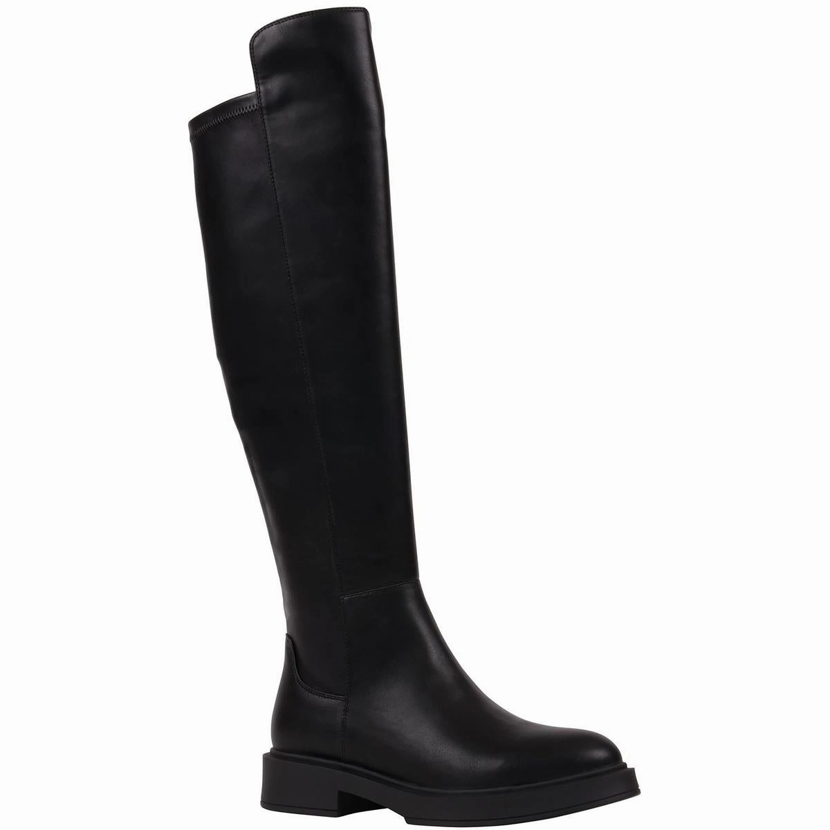 AYLA Womens Zipper Manmade Over-The-Knee Boots
