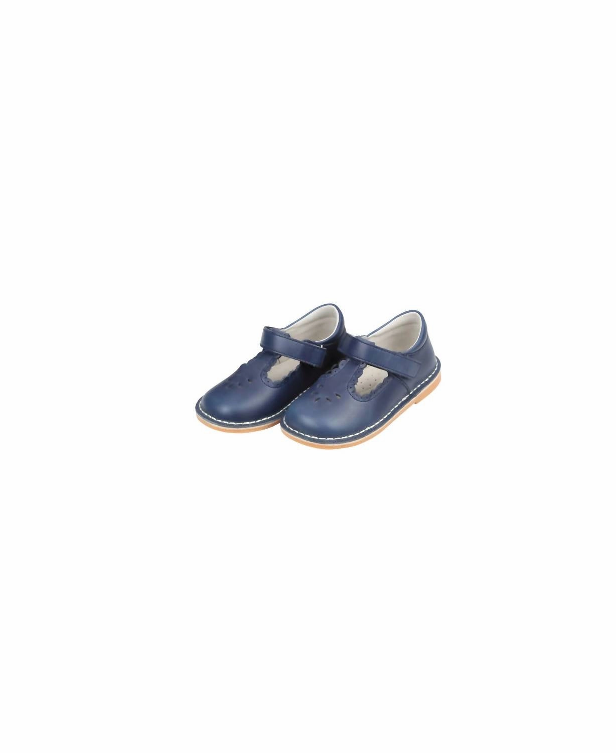 Baby Girl Angie Scalloped Mary Jane Shoes In Navy Online sale for Girls Shoes