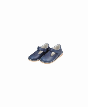 Baby Girl Angie Scalloped Mary Jane Shoes In Navy Online sale for Girls Shoes