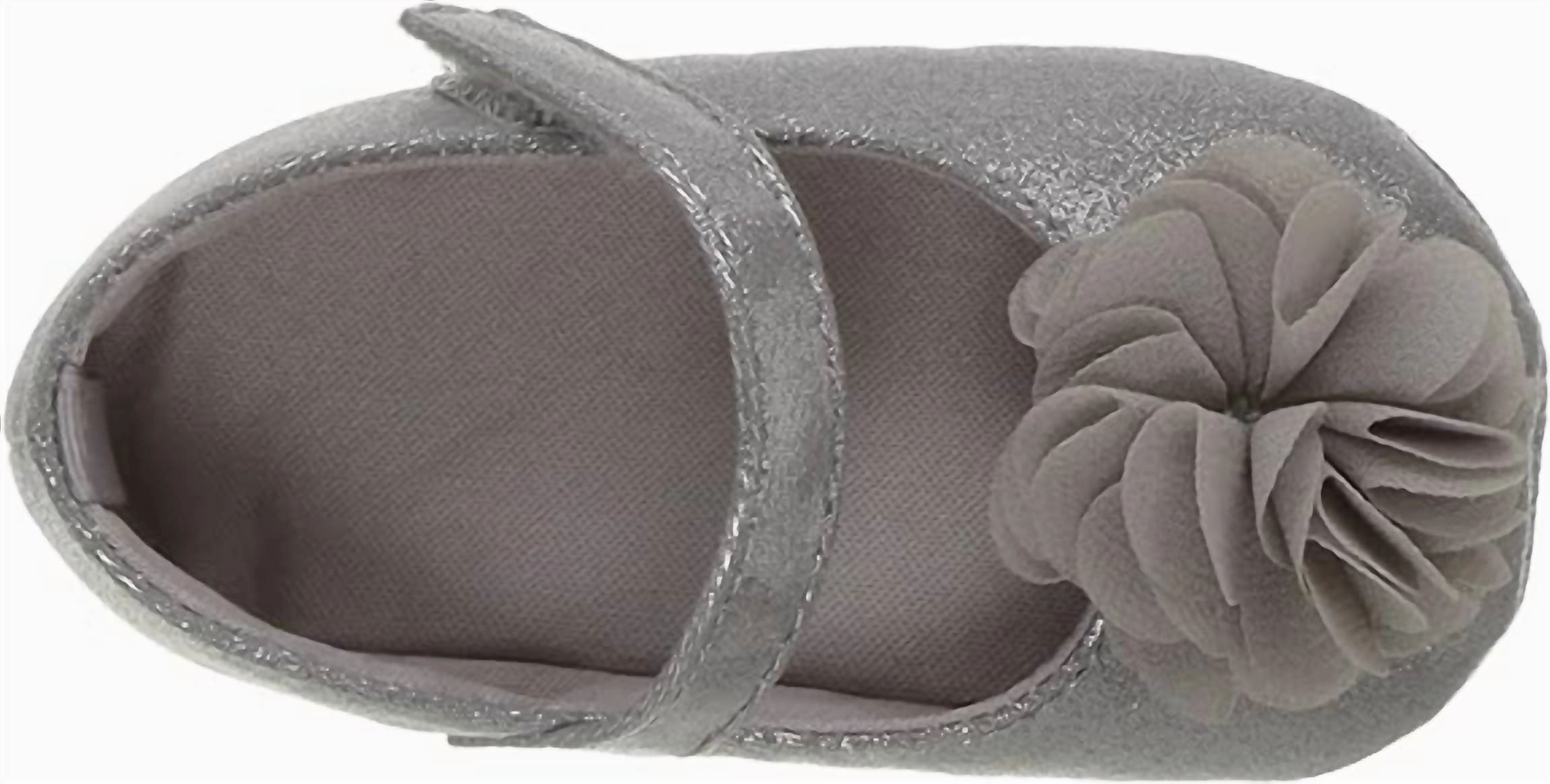 Baby Girl's Holiday Shoes In Silver