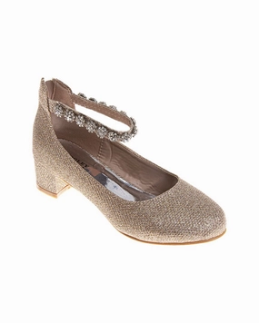 Badgley Mischka Block Heel Dress Shoe Girls Sandals summer sale