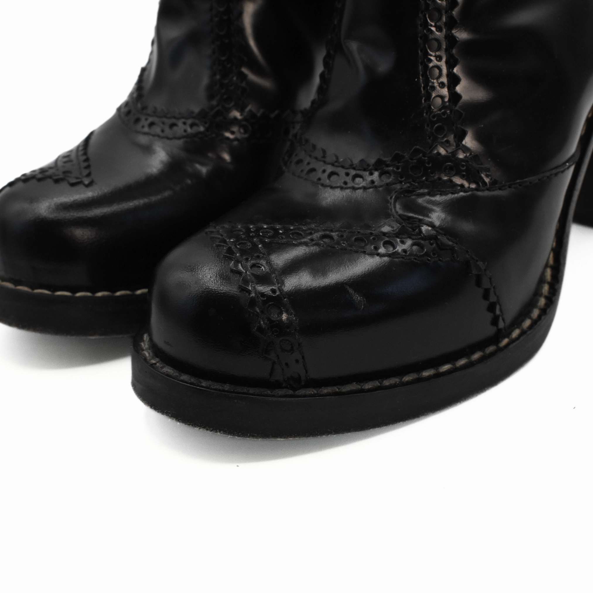 Balenciaga 'Brogue' Ankle Boots - Women's 36