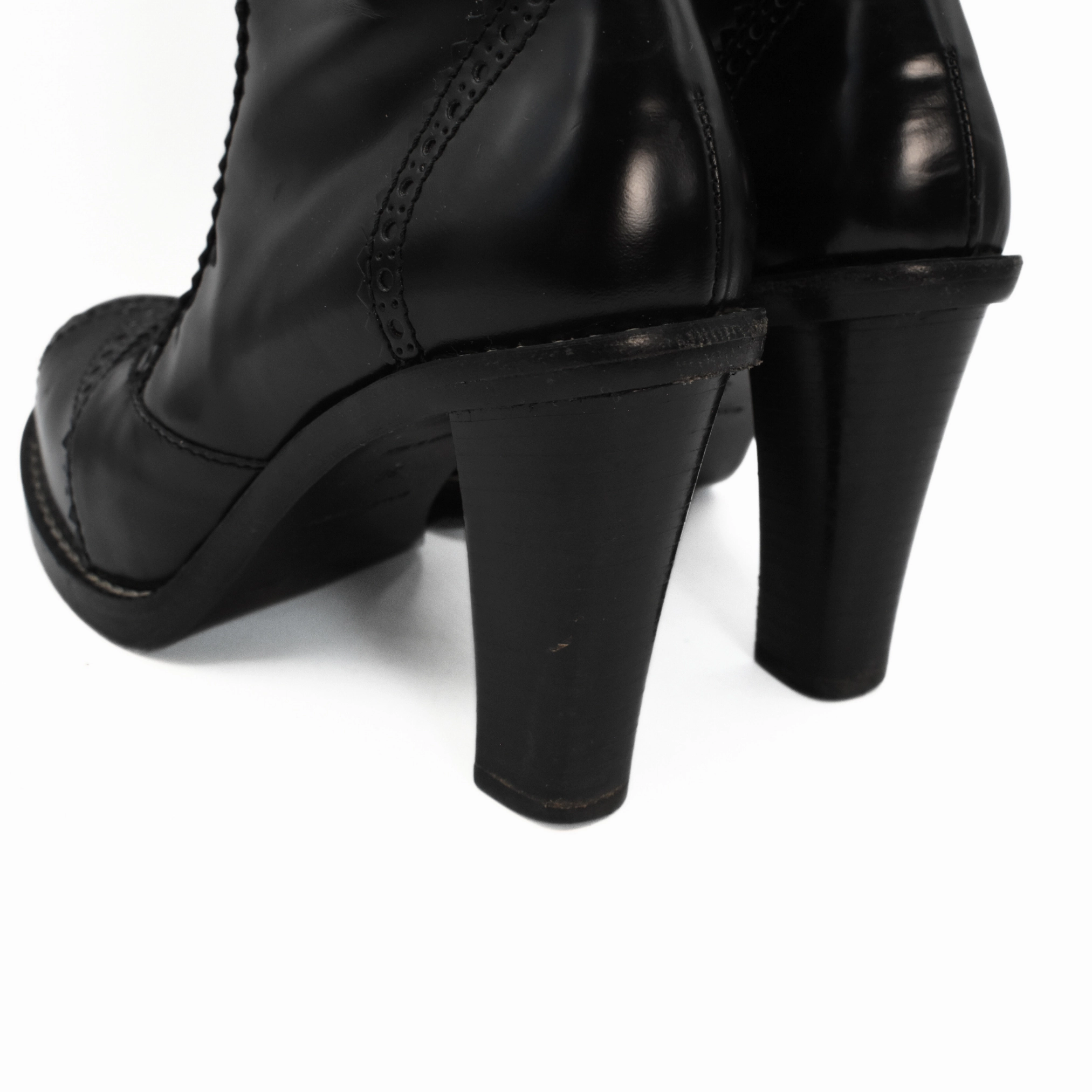 Balenciaga 'Brogue' Ankle Boots - Women's 36