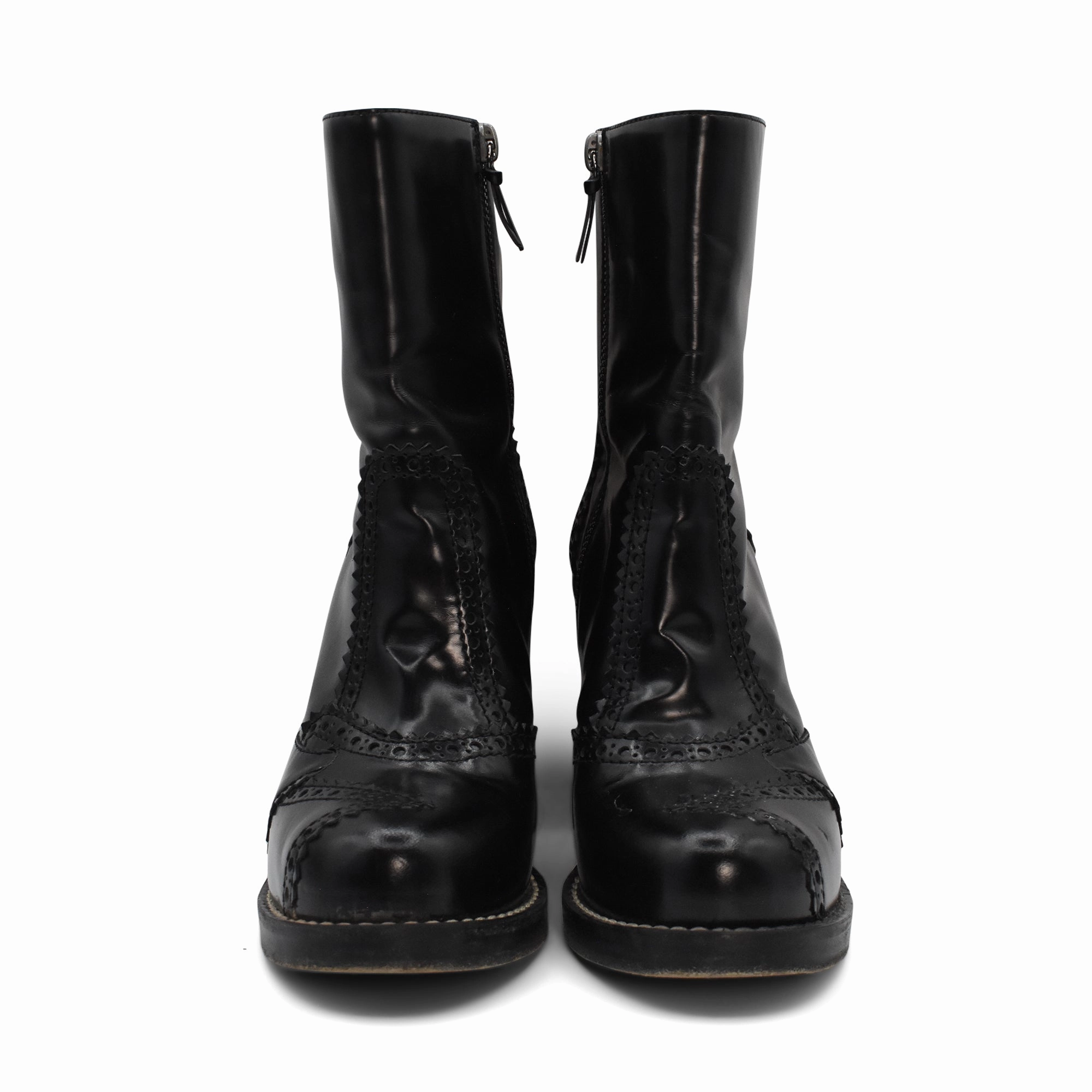 Balenciaga 'Brogue' Ankle Boots - Women's 36