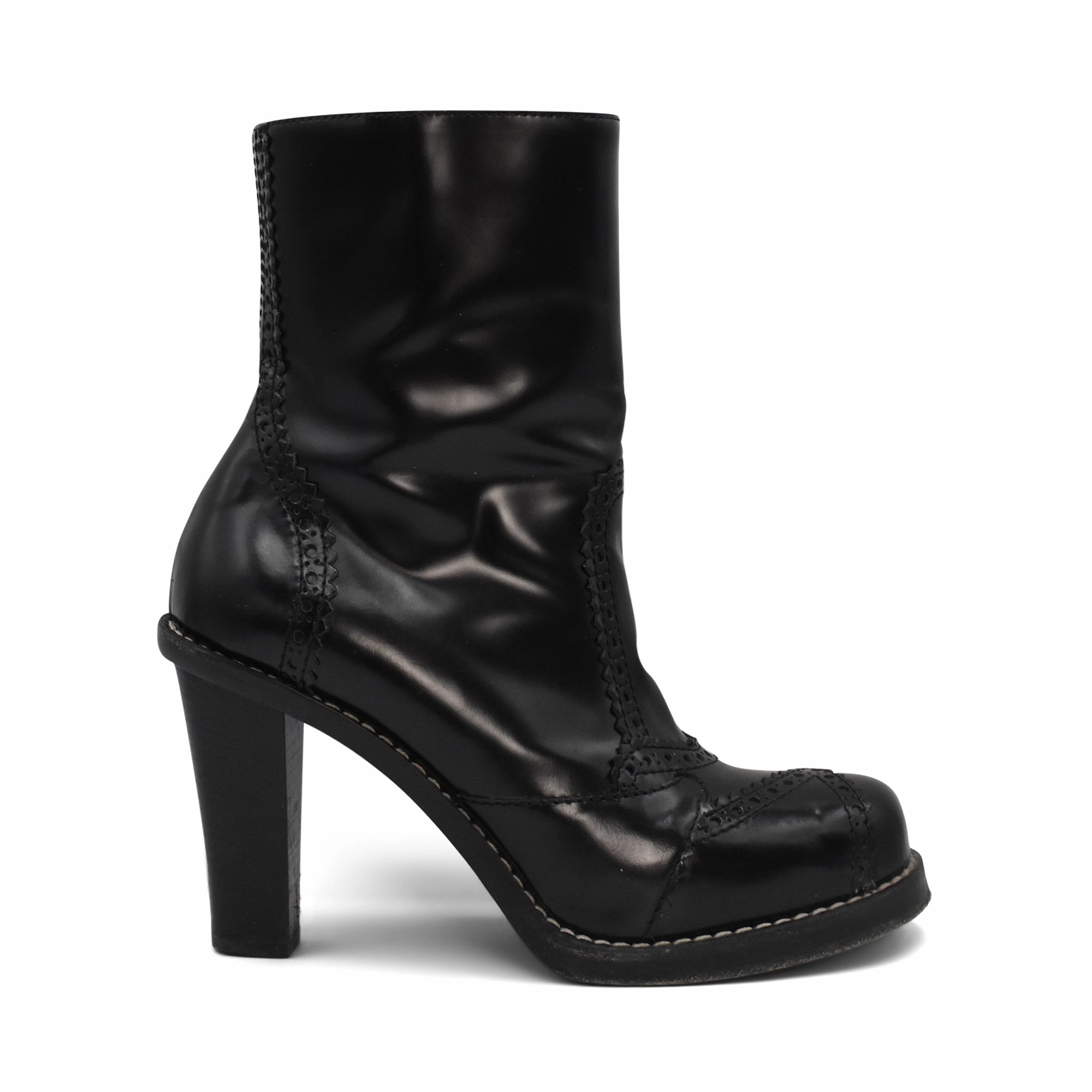 Balenciaga 'Brogue' Ankle Boots - Women's 36 Buy Womens Boots at outlet price