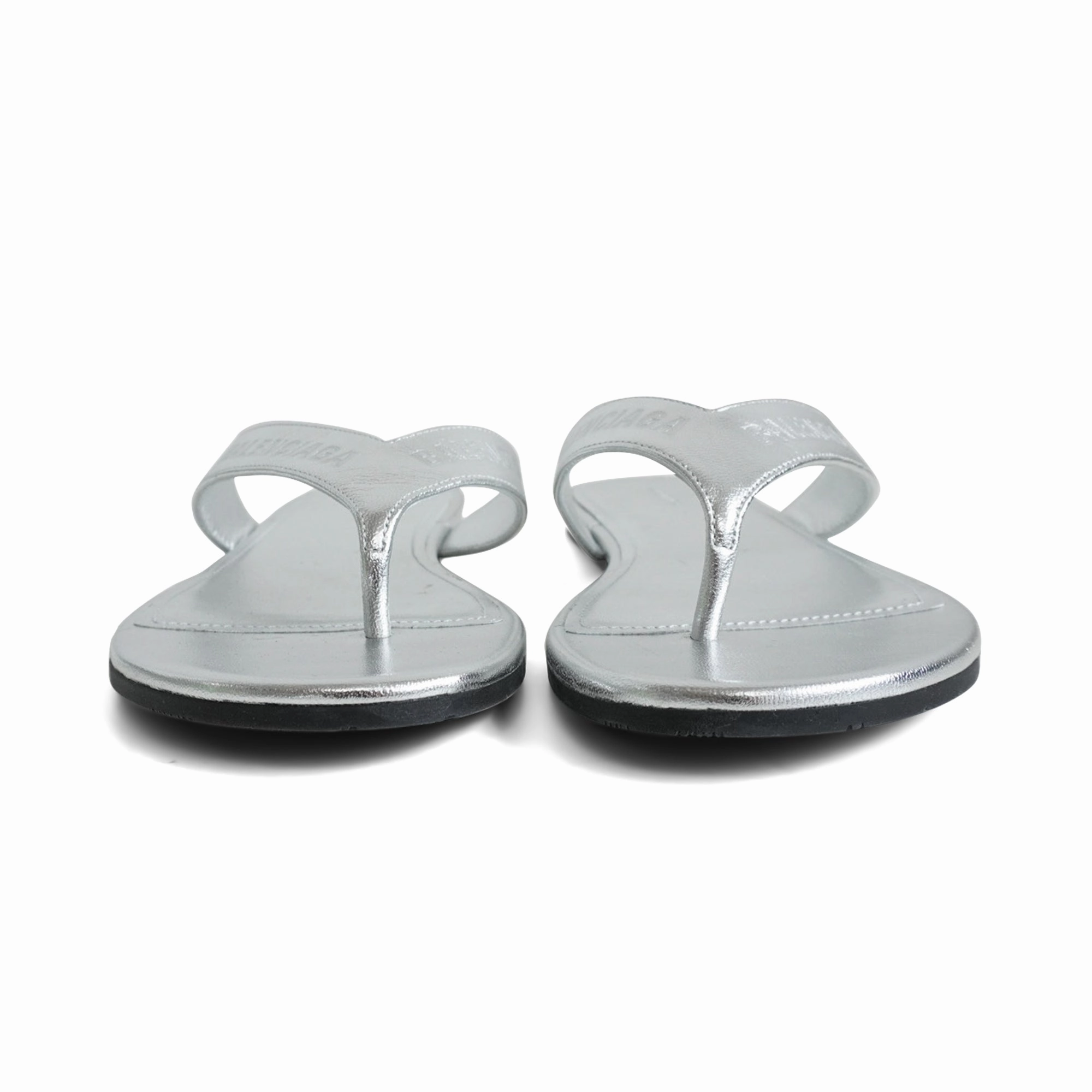Balenciaga Logo Flip-Flops - Women's 36