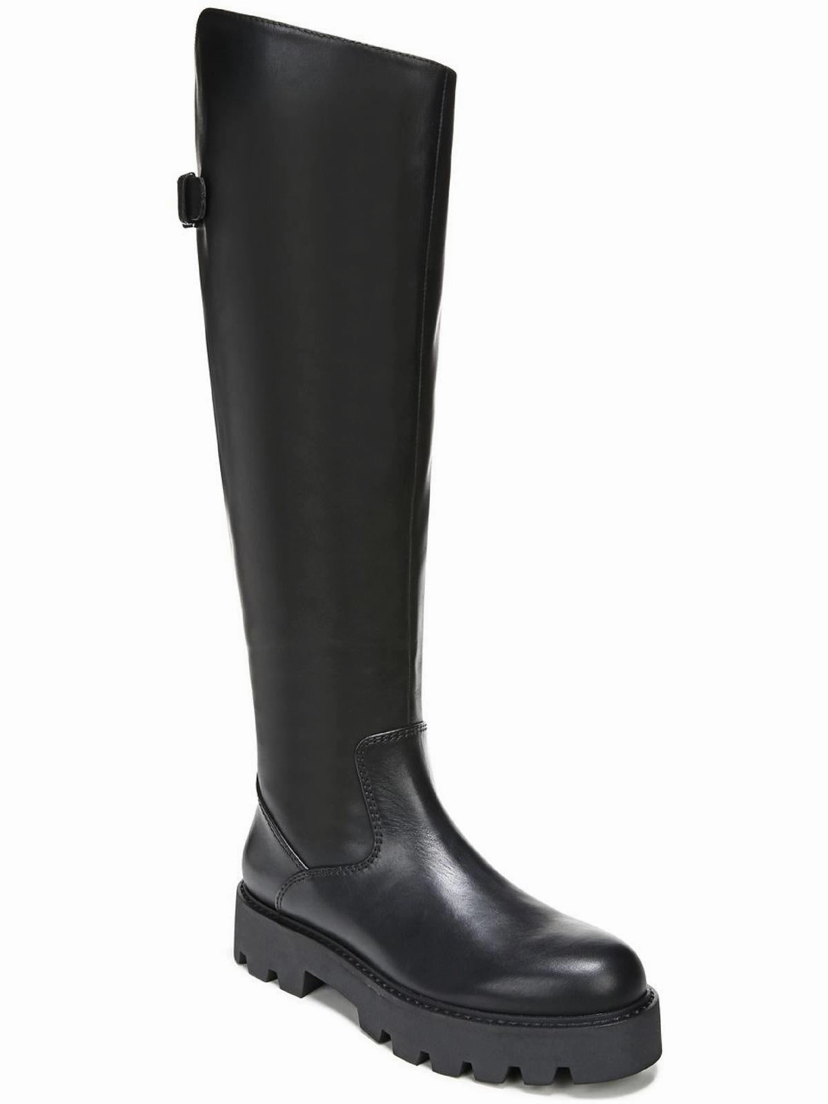 Balin Womens Leather Wide Calf Over-The-Knee Boots Womens Casual Boots clearance