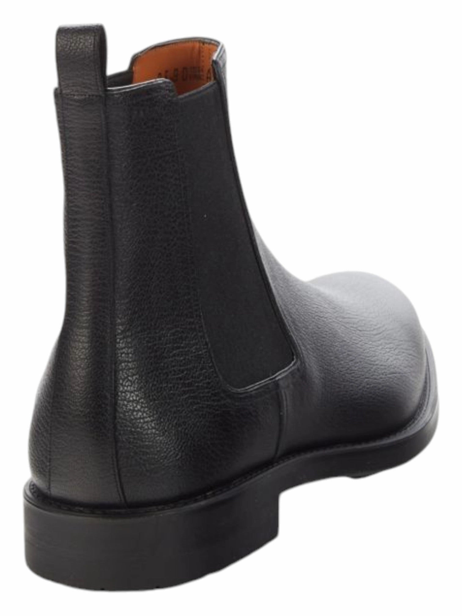 Bally Alan 6230181 Men's Black Goat Grained Leather Chelsea Boots