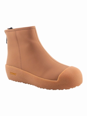 Bally Bernina 6302939 Men's Camel Leather Boots Mens Winter & Rain Boots clearance