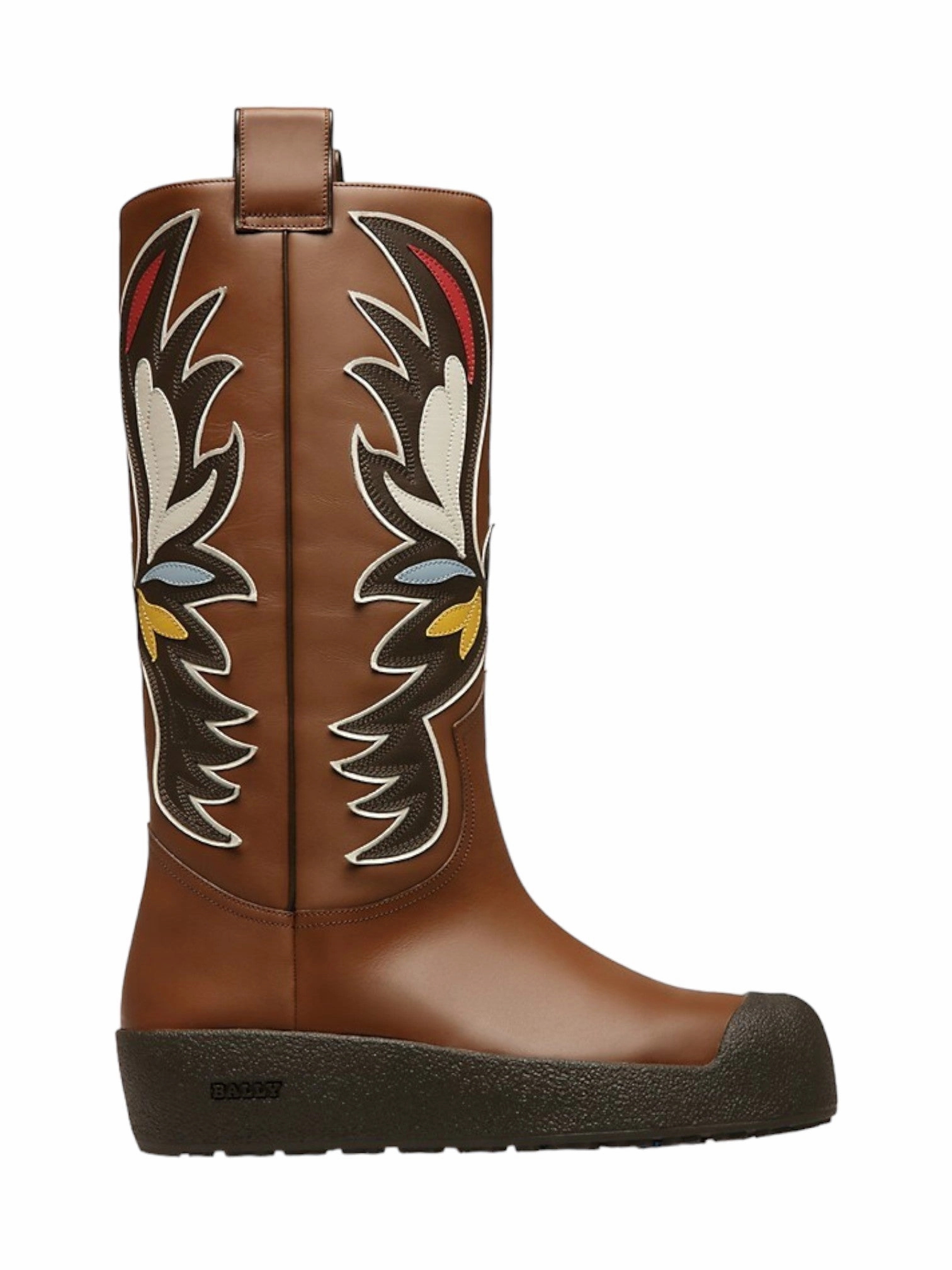 Bally Chambery 6302937 Men's Cuero/Ebano Leather Knee-High Boot Sale on Mens Chukka Footwear