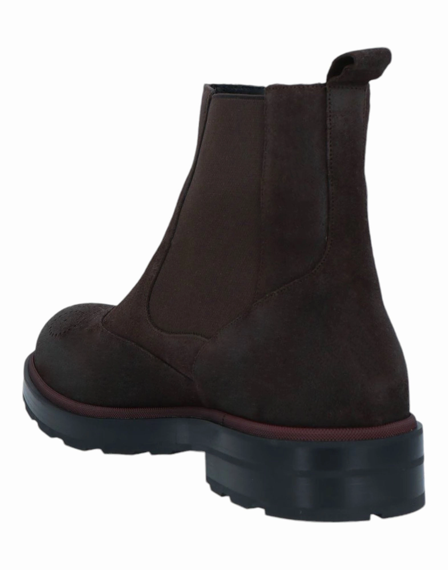 Bally Corad 6239751 Men's Ebano Bovine Suede Leather Chelsea Boots