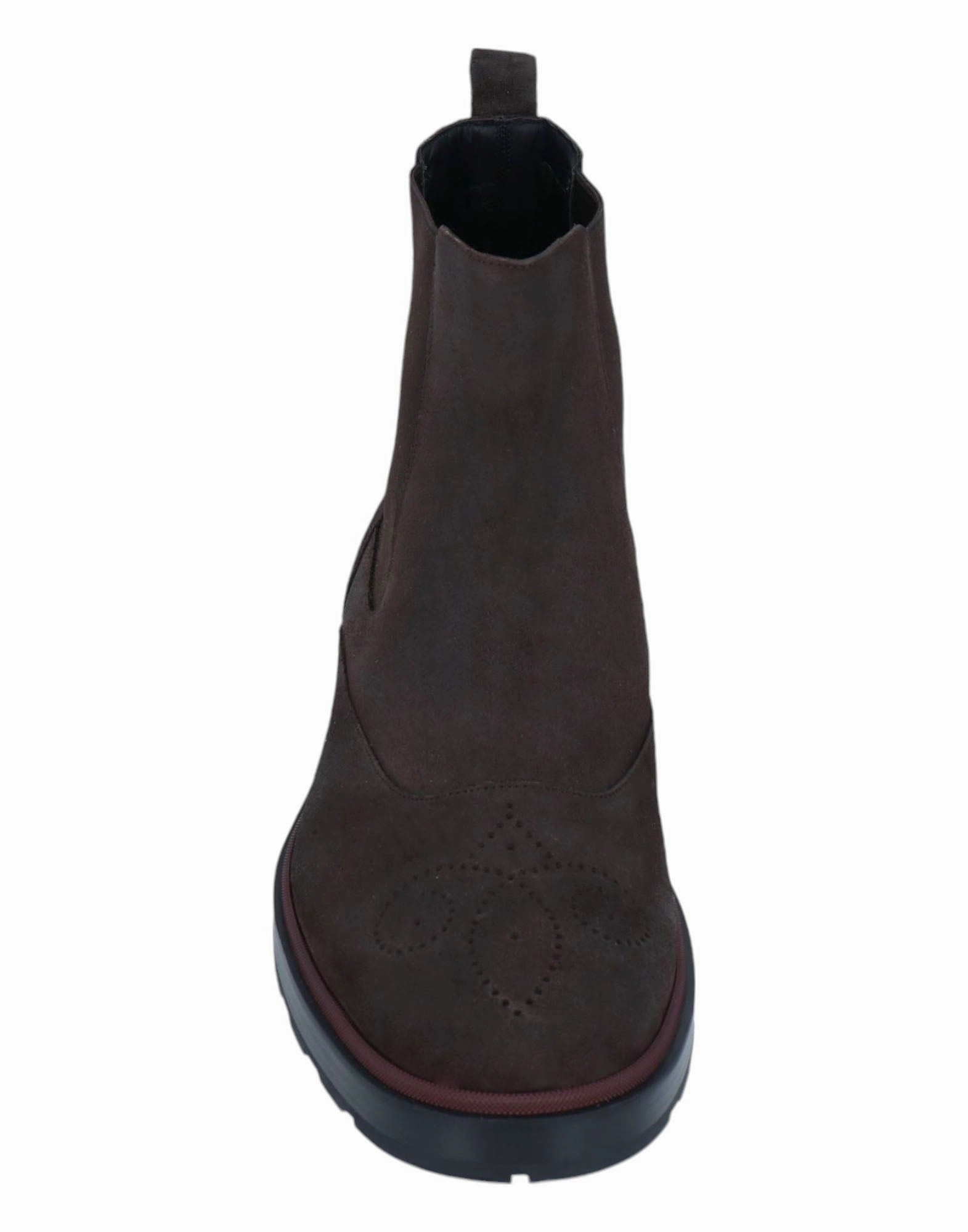 Bally Corad 6239751 Men's Ebano Bovine Suede Leather Chelsea Boots