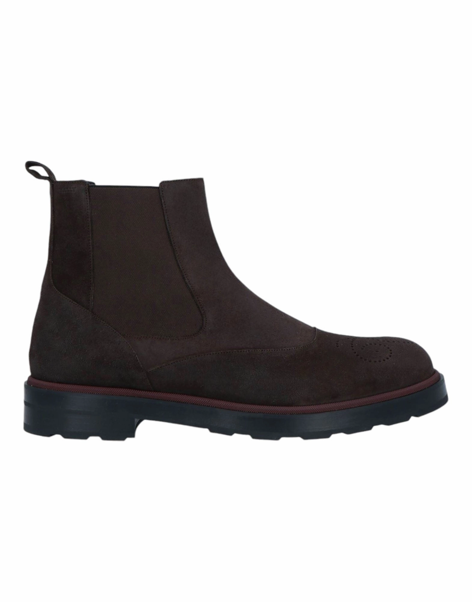 Bally Corad 6239751 Men's Ebano Bovine Suede Leather Chelsea Boots
