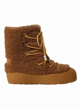 Bally Corviglia 6302935 Men's Camel Fur Boots Mens Winter & Rain Boots clearance