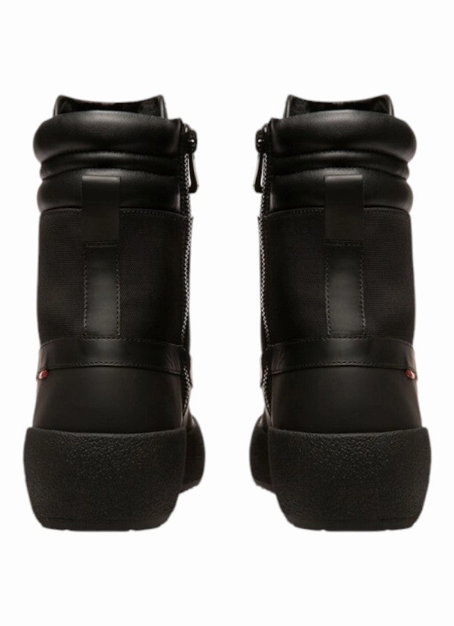 Bally Croker 6239720 Men's Black Calf Leather Shirling-Lined Boots