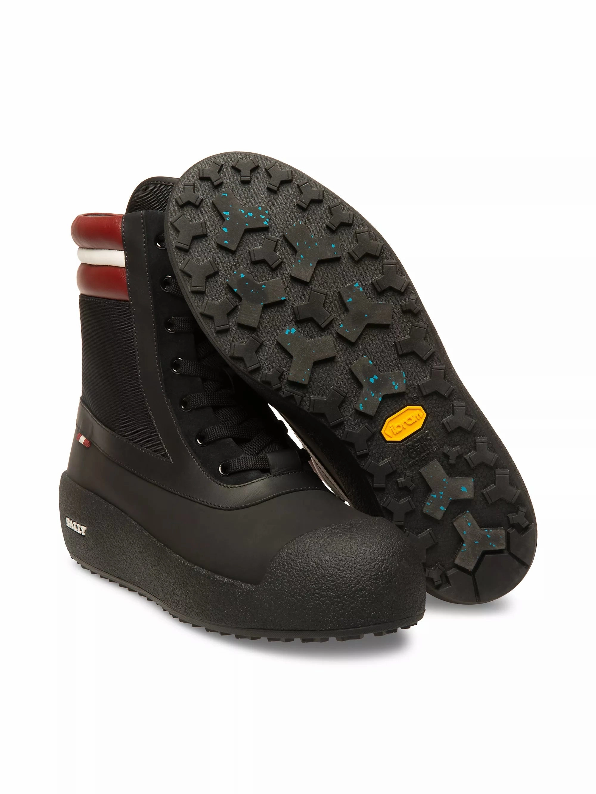 Bally Croker 6239721 Men's Black Calf Leather Shirling-Lined Boots