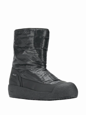 Bally Cuper 6228412 Men's Black Boots Mens Winter & Rain Boots clearance
