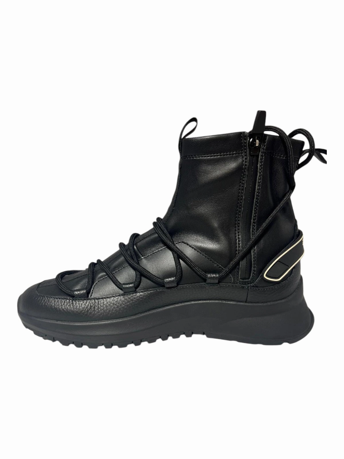 Bally Denwer 6301868 Men's Black Laced Sneakers & Boots
