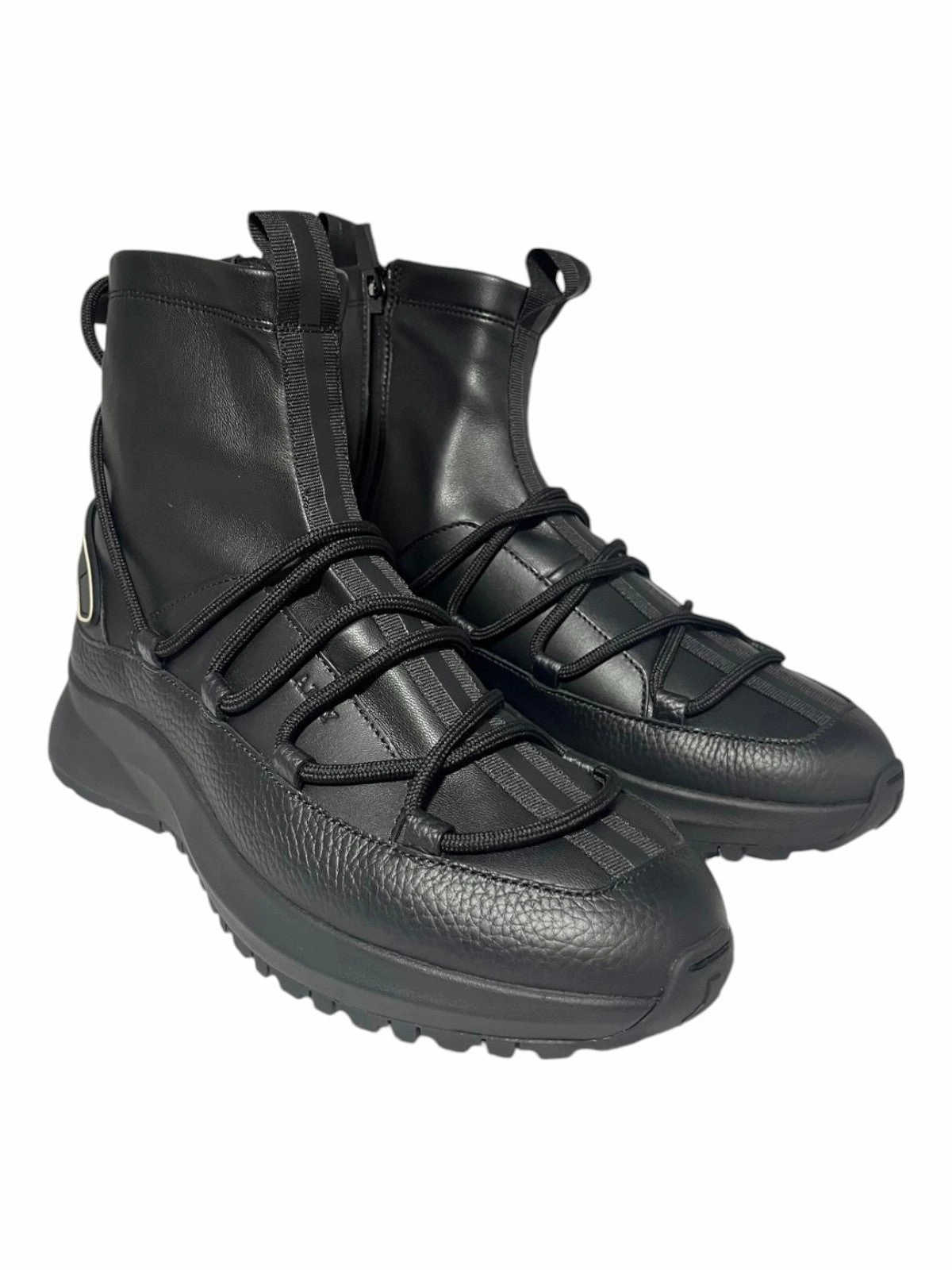 Bally Denwer 6301868 Men's Black Laced Sneakers & Boots