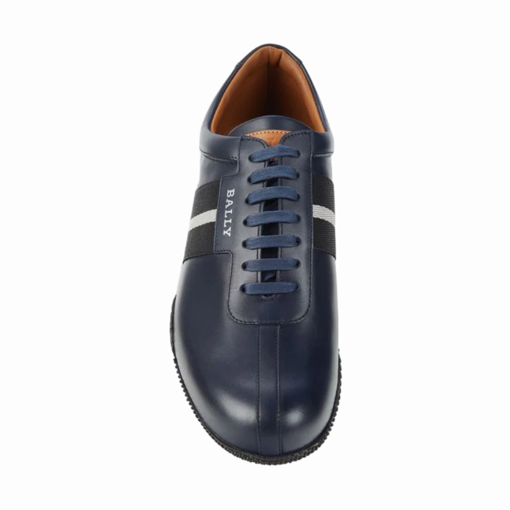 Bally Frenz Men's 6230487 Ink Leather Sneakers