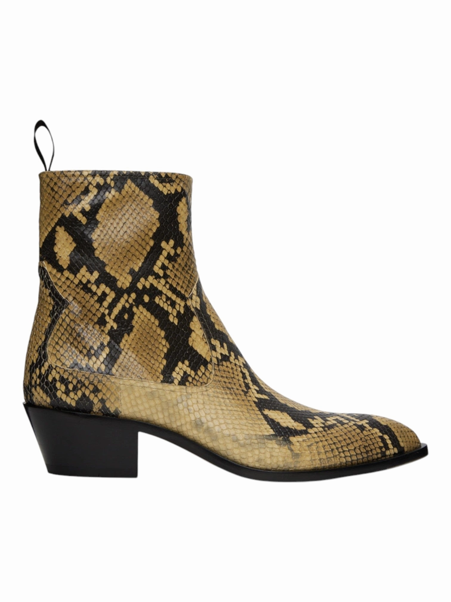 Bally Gaiman 6303990 Men's New RHU Snake Embossed Leather Boots Sale on Mens Chukka Footwear