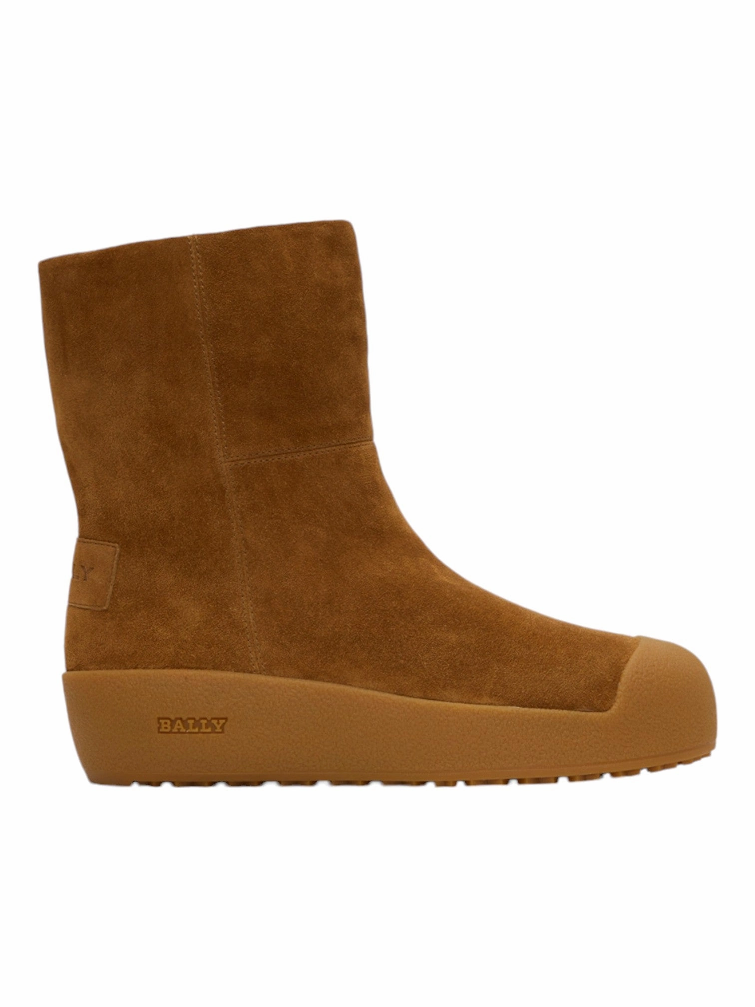 Bally GSTAAD 6302941 Men's Camel Suede Leather Shirling Lined Boots Mens Winter & Rain Boots clearance