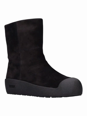 Bally GSTAAD 6302942 Men's Black Suede Leather Shirling Lined Boots Mens Winter & Rain Boots clearance