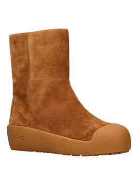 Bally GSTAAD 6302963 Women's Camel Suede Leather Shirling Lined Boots Womens Boots sale online