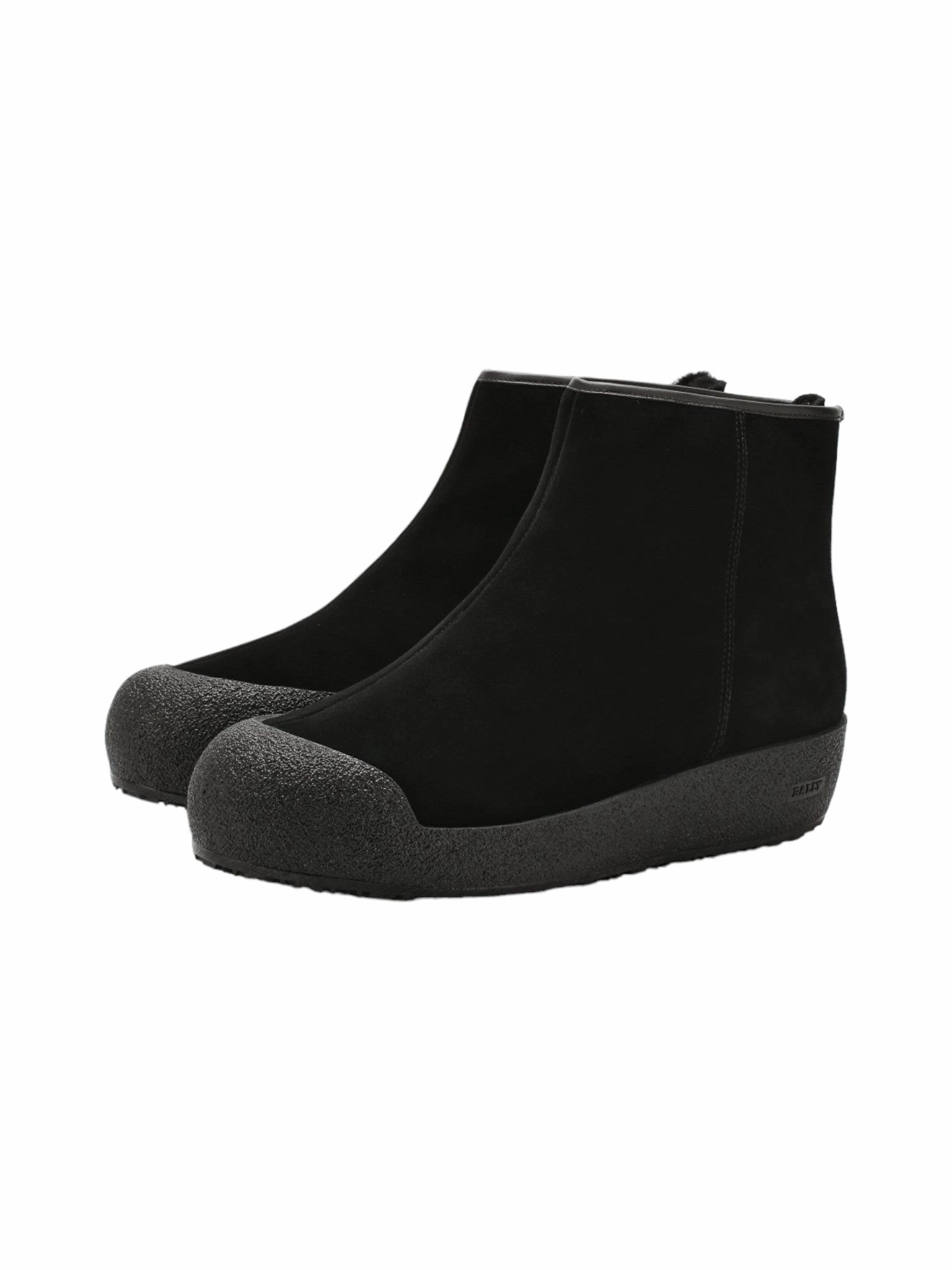 Bally Guard II 6228420 Men's Black Calf Leather Suede Boots Mens Winter & Rain Boots clearance