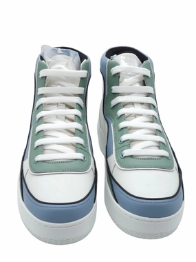 Bally Kenton 6302315 Men's White High Top Leather Sneakers Cheap Mens Athletic Sneakers