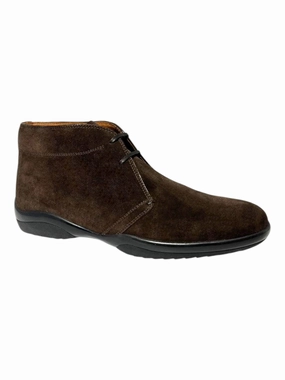 Bally Milkom 6209552 Men's Coffee Calf Suede Leather Boots Mens Winter & Rain Boots clearance