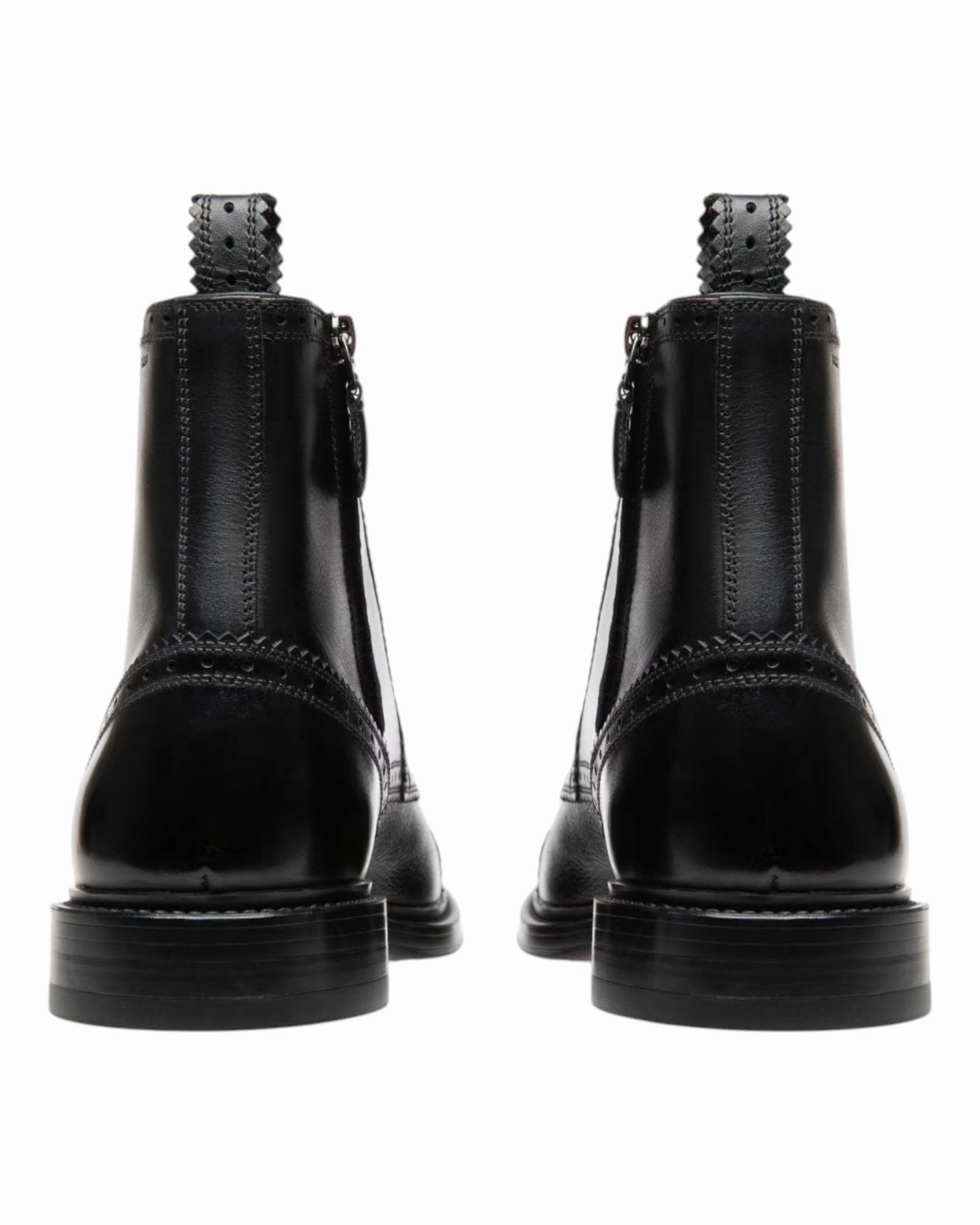 Bally Nicoldon 6301514 Men's Black Calf Plain Leather Boots
